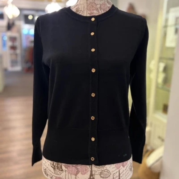 Talbots Black Cardigan Sweater NWT 129.00‼️FINAL SALE - Picture 9 of 9